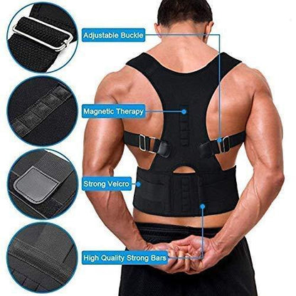 Posture Corrector Belt for Men & Women | Back Support | Pain Relief & Straight Body Alignment